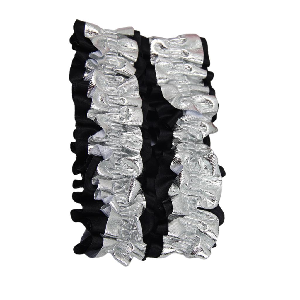 1Pair Business Shirt Sleeves Holder Sleeve Stay for Wedding Shirt Sleeve Fixing Belt Ruffle Sleeve Band Elastic Armband