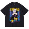 230 г/м² 100% хлопок Dragon Ball V71 Принт Future Trunks Унисекс Тяжелая хлопковая футболка