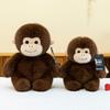 Snub Macaque Nosed Monkey Plush Toy Cute Cartoon Girl Children Holiday Doll Gift