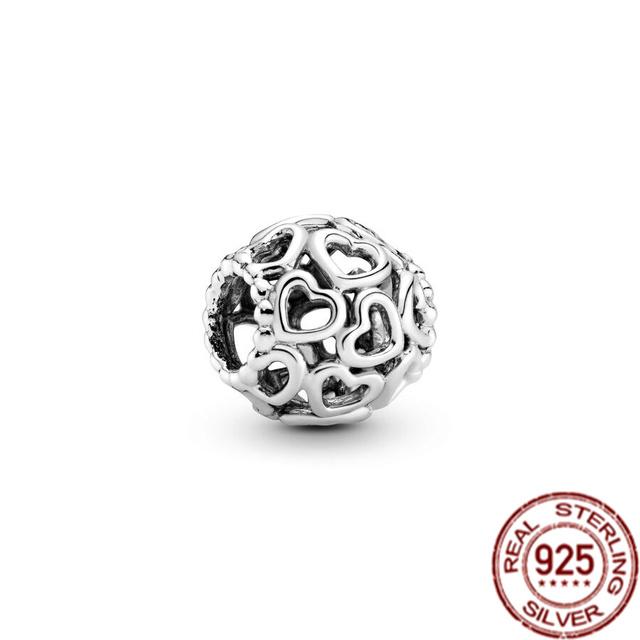 Новые балетки из стерлингового серебра 925 пробы и с подвесками в виде крыльев ангела из бисера, подходят для милого модного браслета, ожерелья, ювелирные изделия для женщин, подарок