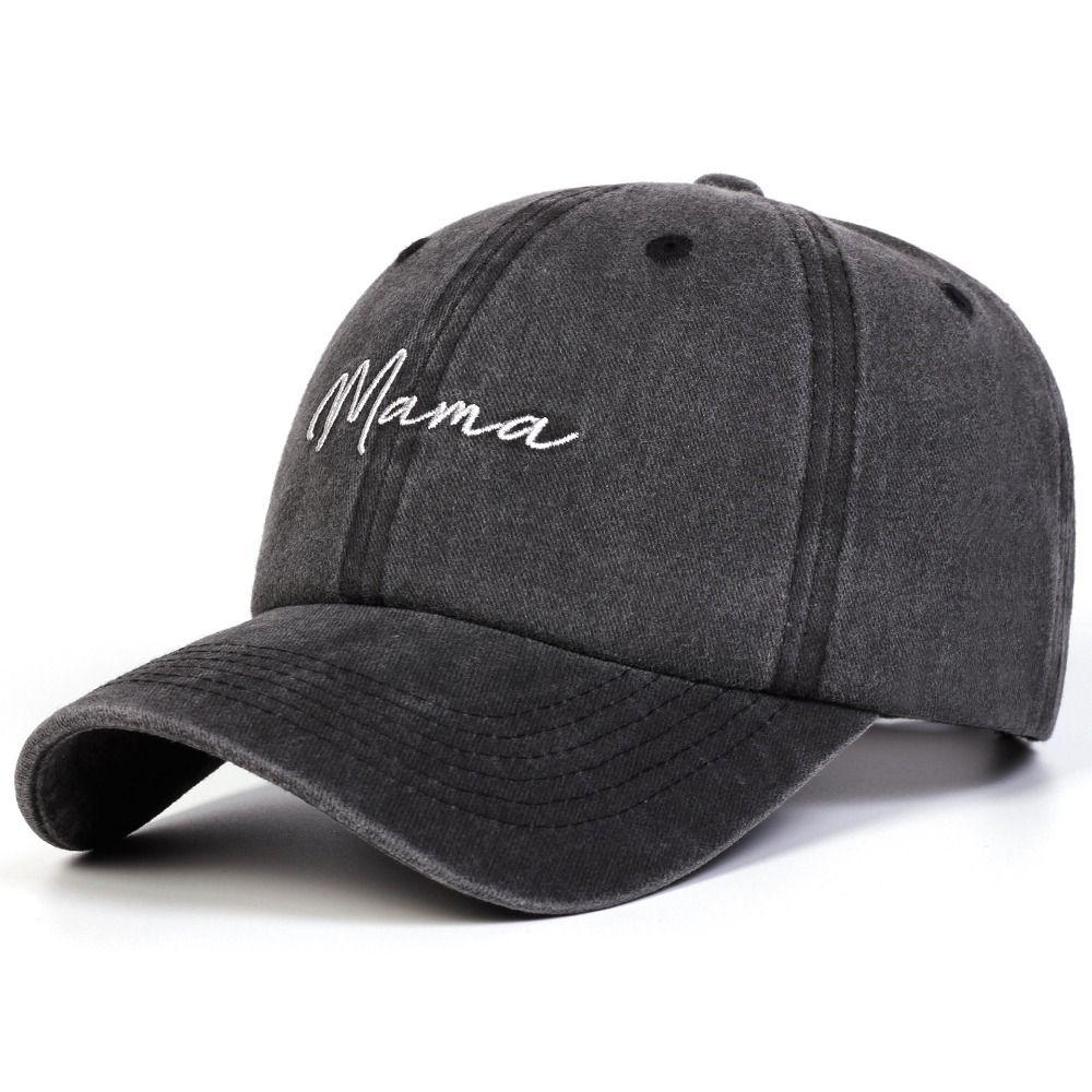 Vintage Parents Couple Baseball Hats Washed Cotton Baseball Cap Fashion Dad Hat Gift
