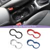Подстаканник спереди автомобиля Декоративное кольцо Декоративная крышка Наклейки Подходит для Jeep Renegade 2016 Up ABS Аксессуары для интерьера