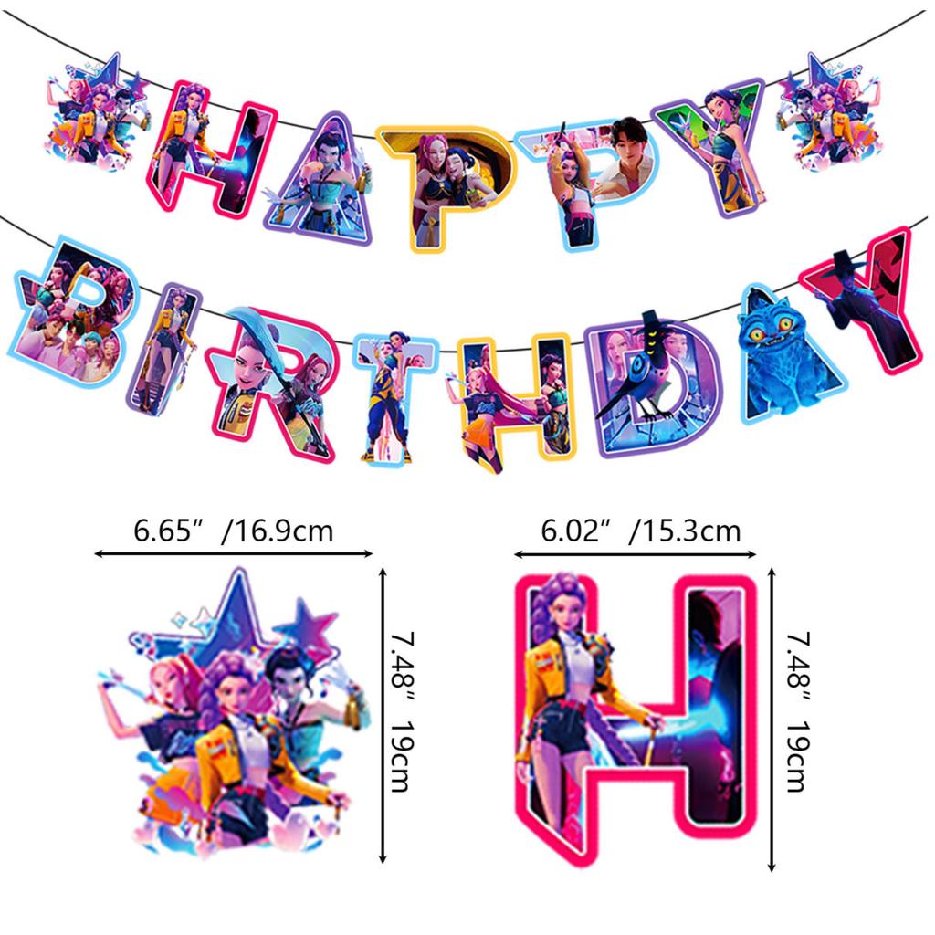 Tableware Theme Kids Birthday Party Supplies, Paper Plates Cups Napkins Candy Box Gift Bags Banner Backdrop All-in-One Decor Set