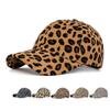 Мужская бейсболка из вельвета с леопардовым принтом, осенне-зимняя, женская уличная теплая шапка