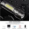Portable Mini Led Flashlight Rechargeable Zoom LED Flashlight XP-G Q5 Flash Light Torch Lantern 3 Lighting Modes Camping Light