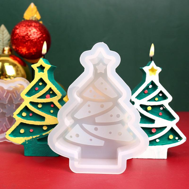 1шт DIY ручной работы трехмерные праздничные атмосферные украшения праздничные украшения формы для свечей