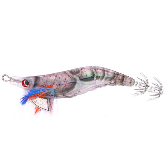 Artificial Lure Shrimp Fake Bait with Sharp Hook Realistic Looking Bright Color Lightweight Portable Bionic Bait Hard Lure