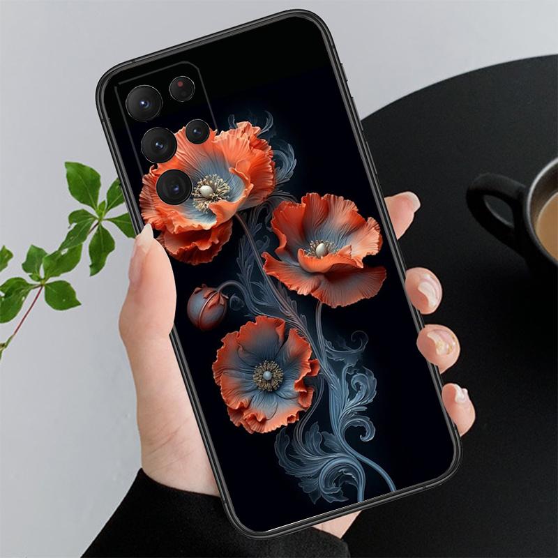 Чехол для телефона Flower Leaf Bird для Samsung A52S A21S A33 A23 A13 A14 A32 A52 A53 A54 A51 A71 M51