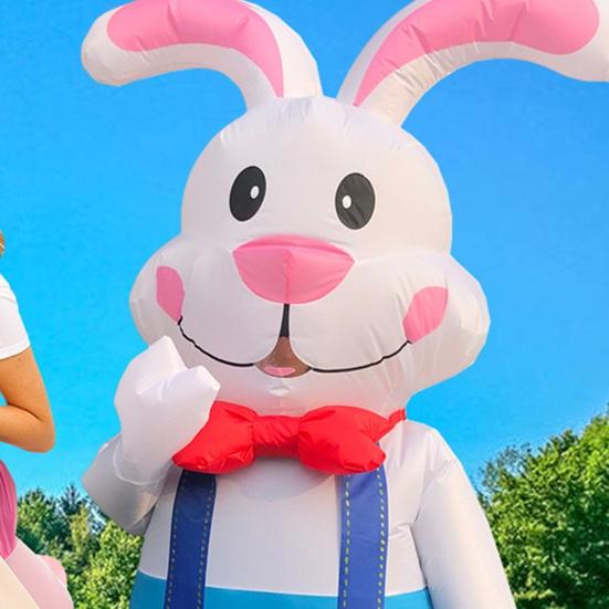 1 комплект костюма для косплея кролика синего/розового цвета, водонепроницаемый для фестиваля