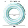 Rooxin Thickened Inflatable Swimming Ring Tube Water Park Swimming Circle For Kids Adults Swim Ring Pool Float Toy