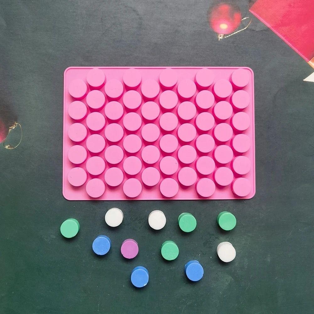 Silicone Cylindrical Molds 55 Cavity Chocolate Cake Mold DIY Candy Mold  Ice Cube Chocolate