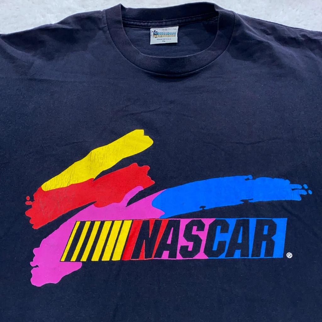 vintage 90s NASCAR RACING T-Shirt XL single stitch soft 80s