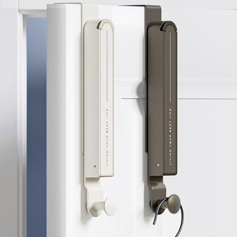 Heavy Duty Folding Clothes Drying Rack No Drilling Clothes Storage Hook Cabinet