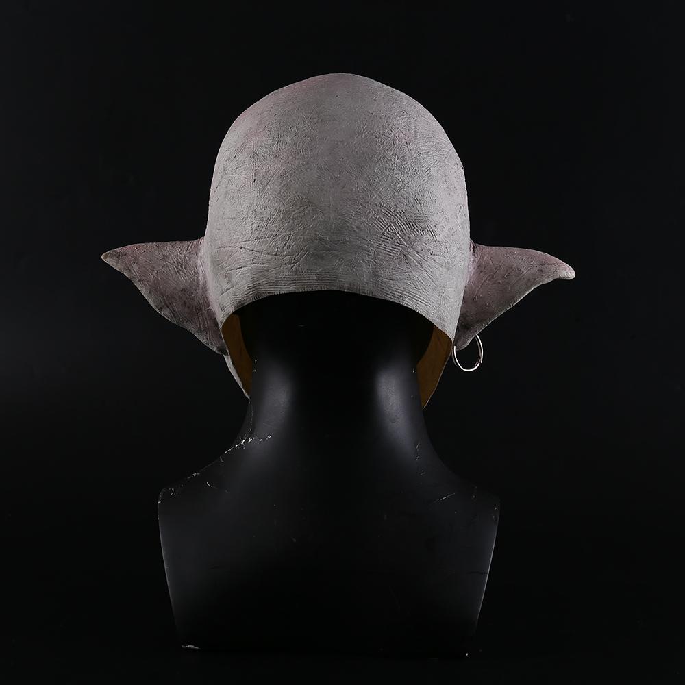 Новые крутые гоблины с серьгами на ухе, маска ужасов на Хэллоуин, жуткий костюм, реквизит для косплея, мужская латексная страшная маска