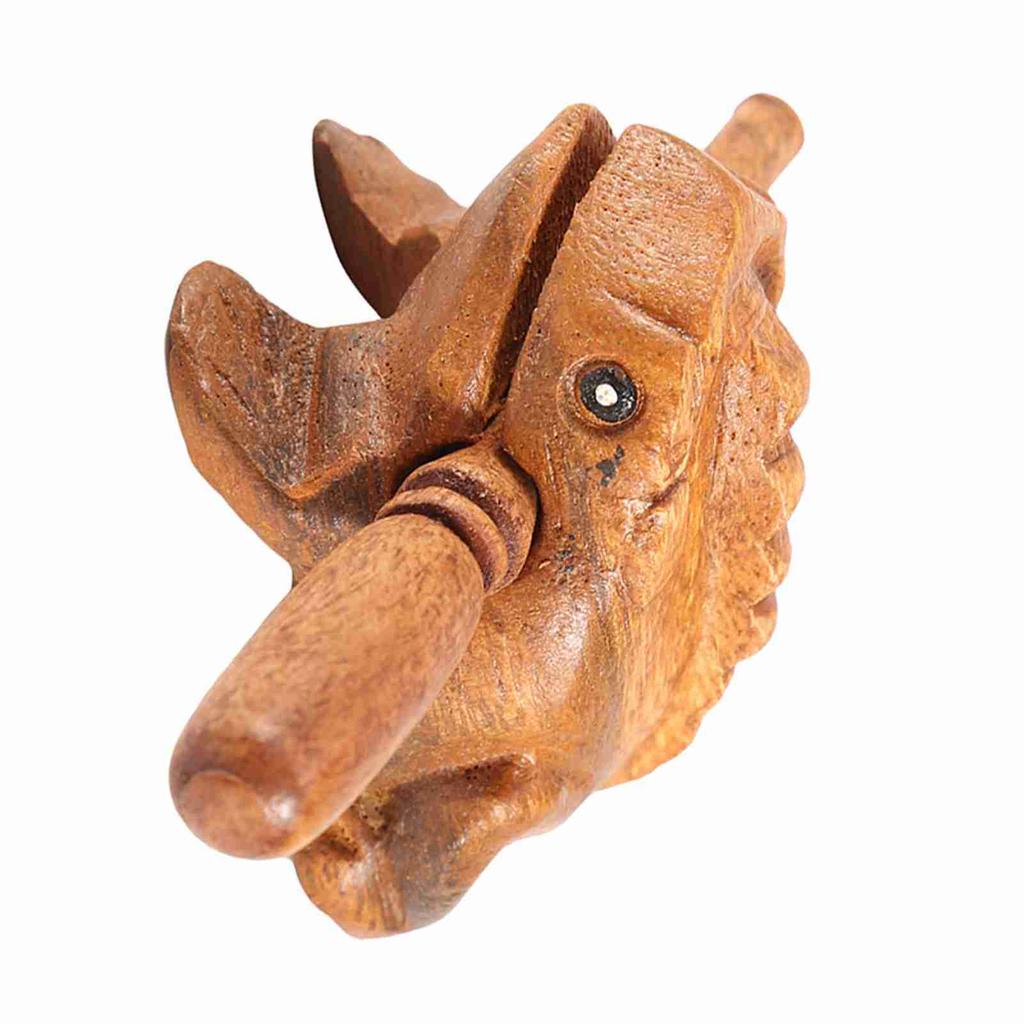 Thailand Traditional Craft Wooden Lucky Frog Croaking Musical Instrument Home Office Decor #1