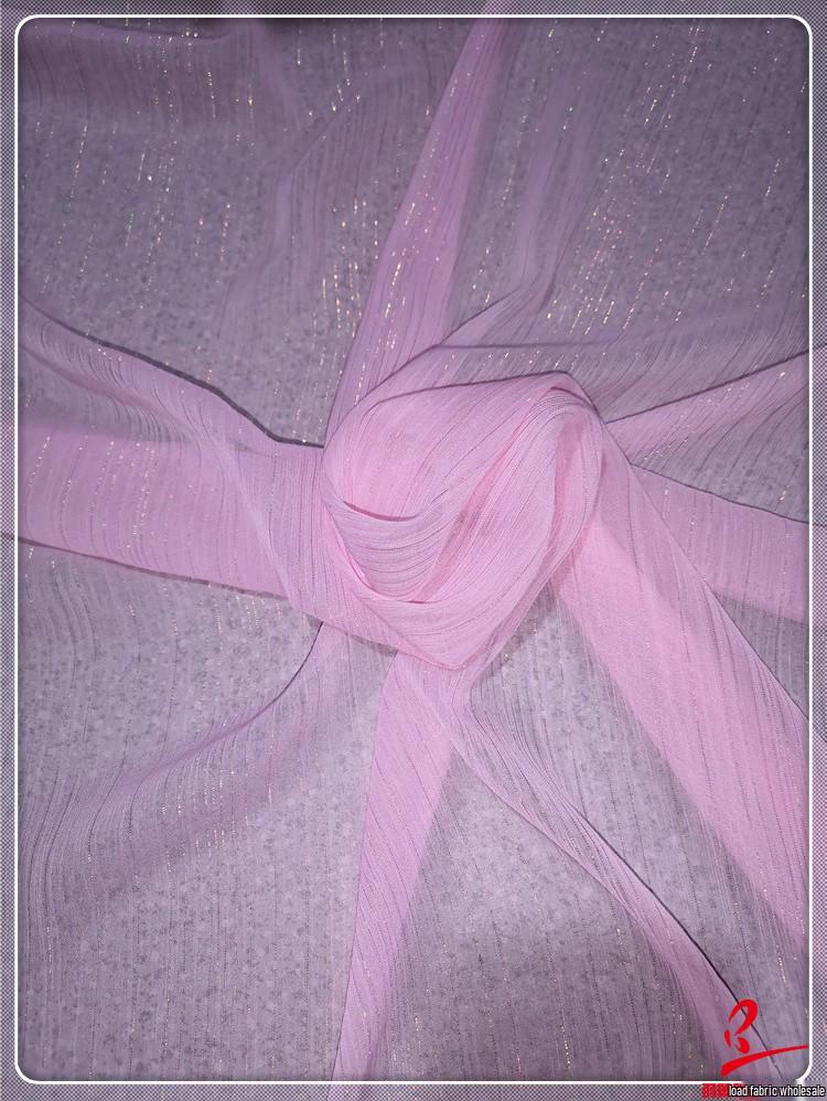 Super Sheer Silver Sequin Silk Gingham Chiffon Brocade Fabric for Dance Costumes