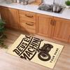 Deus Ex Machina Brand Customizable name kitchen floor mat easy to clean and wipe down Suitable for kitchens living rooms and entryways—a perfec