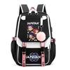 Anime Cartoon Kpop Printed Backpack Schoolbag for Teenager Student Girl Boy Bookbag Large Capacity Travel Bag Kid Gift Rucksak