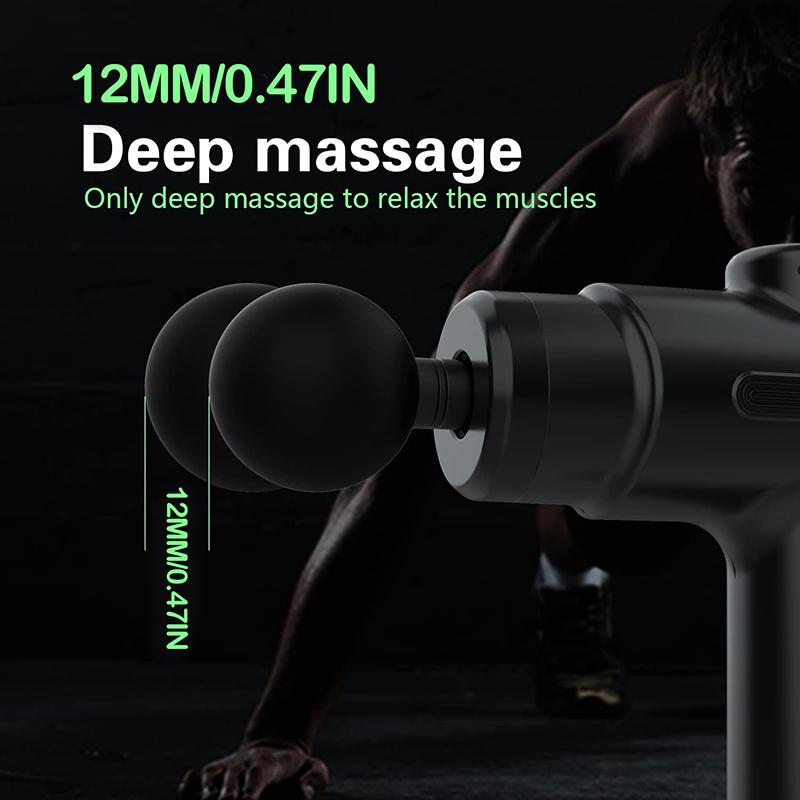 Portable Fascia Gun Deep Tissue Massager for Athletes Muscle Pain Relief Percussion Massage Gun for Back Body