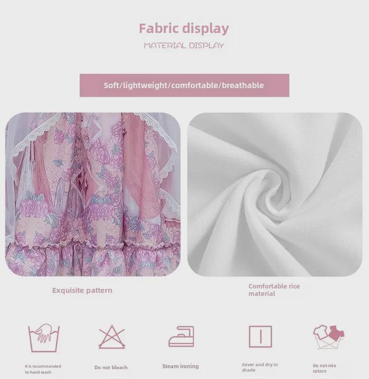 Летнее платье принцессы Лолиты для девочек