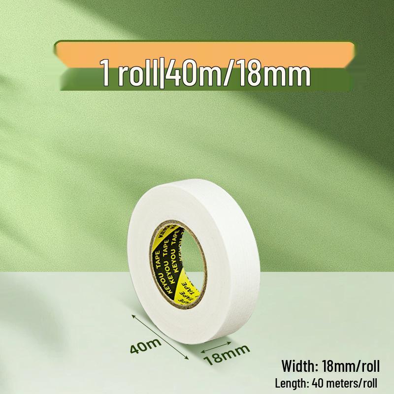 Бумажный скотч белой текстуры без следов для студентов-художников - Декоративная герметизация краев и малярный скотч для маскировки при распылении