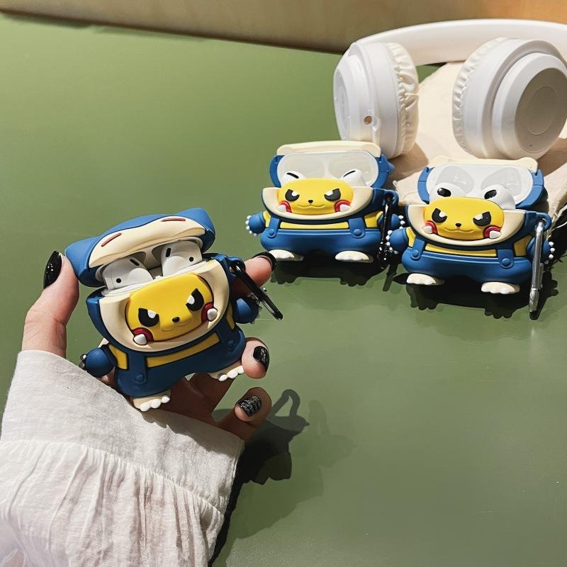 Pikachu Beast Подходящий Защитный Чехол для Apple Airpods Pro2 2-го и 3-го Поколения Pok é mon Беспроводной Bluetooth Чехол для Наушников