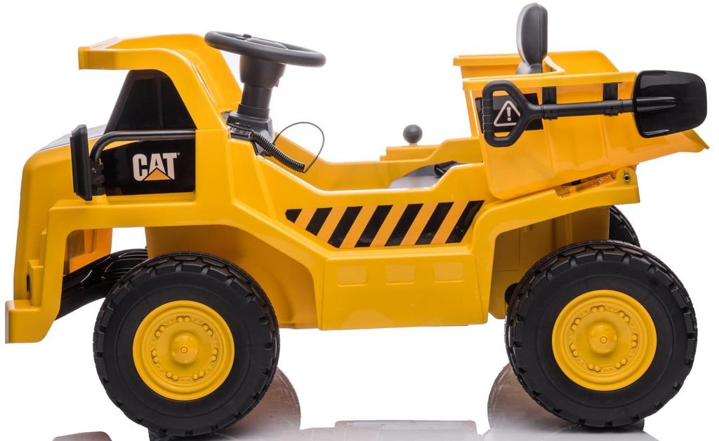Auto Na Akumulator Jeździk Wywrotka Napęd Elektryczny Cat Żółty Sun Baby