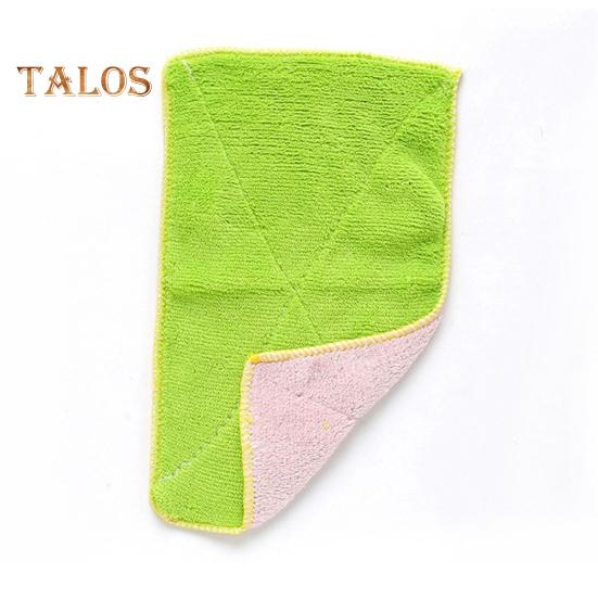 Talos 1 Pc Microfiber Thick Hand Towel Kitchen Dish Plate Washing Cleaning Cloth