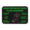 Lovely Pug Dog Front Door Floor Entrance Mats Outdoor Bathroom Kitchen Doormat Garden Carpet Rug