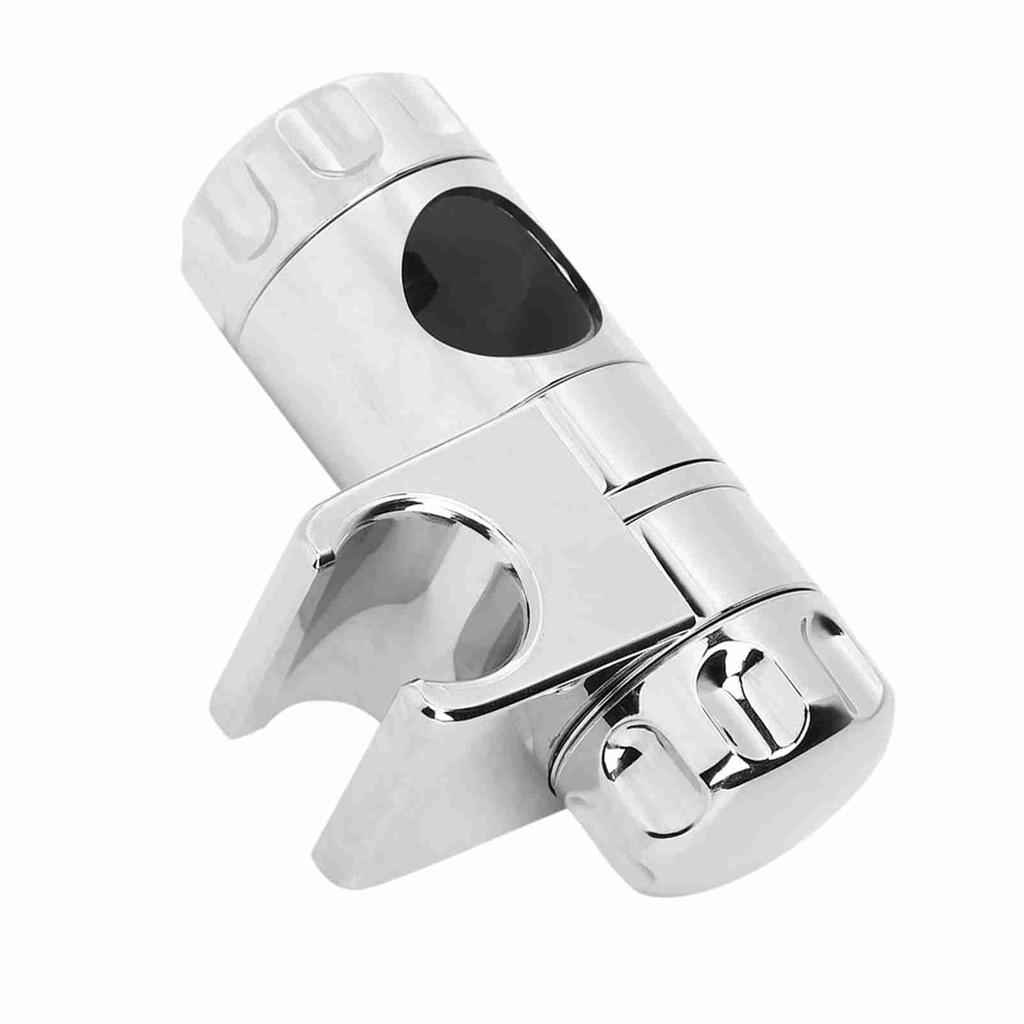 ABS Bathroom Shower Head Slide Bracket Adjustable Clamp Holder 25mm Hole