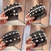 Elegant Pearl Hair Comb and Clip for Tidy Bangs and Updos
