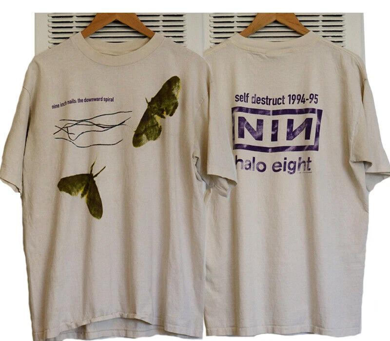 Nine Inch Nails The Downward Spiral альбом 1994 года. Двусторонняя песочная футболка