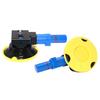 Concave Vacuum Cup Suction Cup Dent Puller Suction Cup 75mm Black Car Repair Heavy Duty Hand Pump M6/M8 Threaded