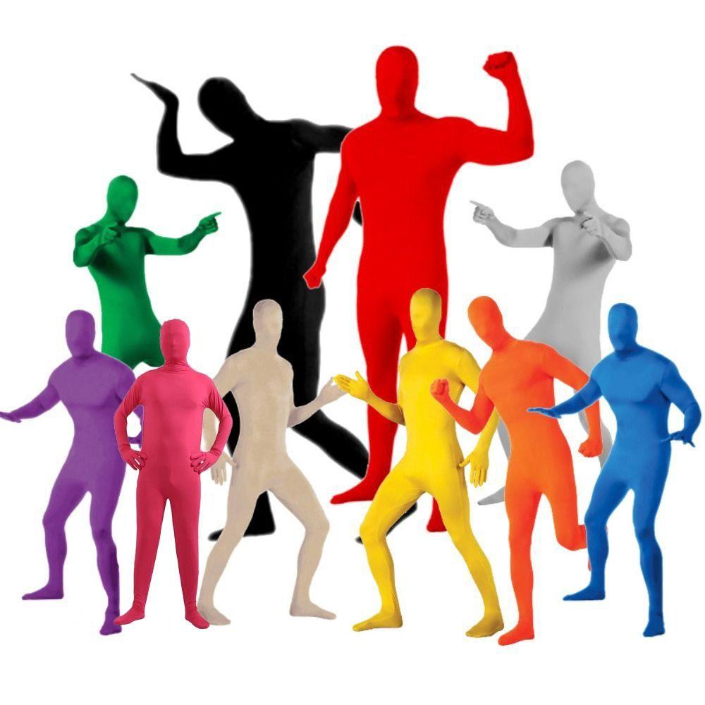 Плащ-невидимка Комбинезон в обтяжку Комбинезон Индивидуальность Ребенок Взрослый Зентай Женщины