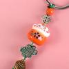Key Ring Kids Toy Random Tassel Weaving Key Chains Key Holder Lucky Cat Keyring Lucky Cat Keychain