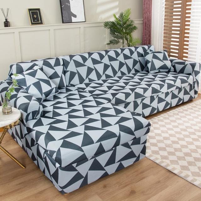 Sectional Sofa Covers Stretch Couch Slipcovers For L Shape Sectional Couch Chaise Sofa Furniture Protector Covers