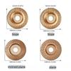 3Pcs Flat Curved Inclined Disc Angle Grinder Polishing Pad  Surface Finishing