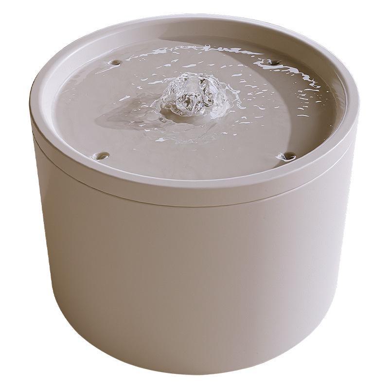 Керамический фонтанчик для кошек с бесшумным циркуляционным фильтром