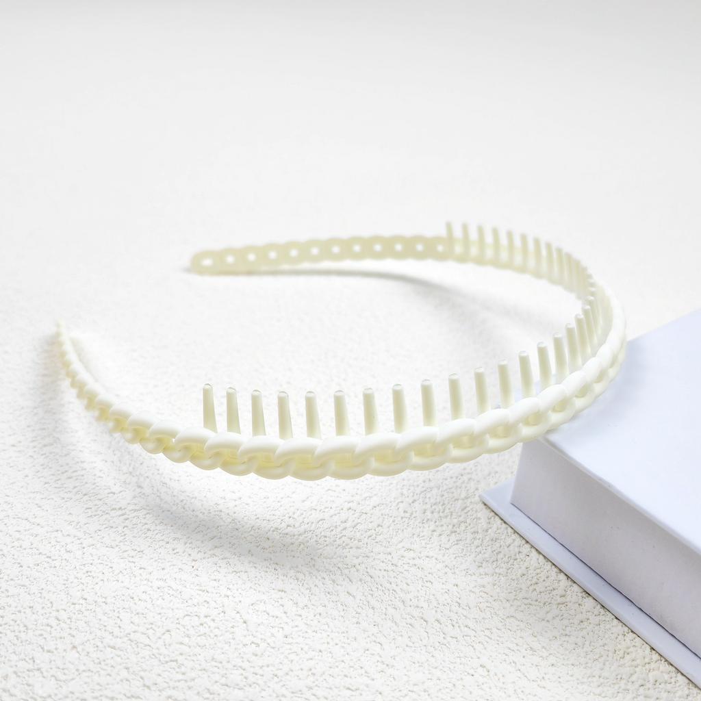 1PC Hair Clip Frosted Color Headband Women's Non-slip Band Teeth Simple Pressure Headband Face Headband Hair Accessories