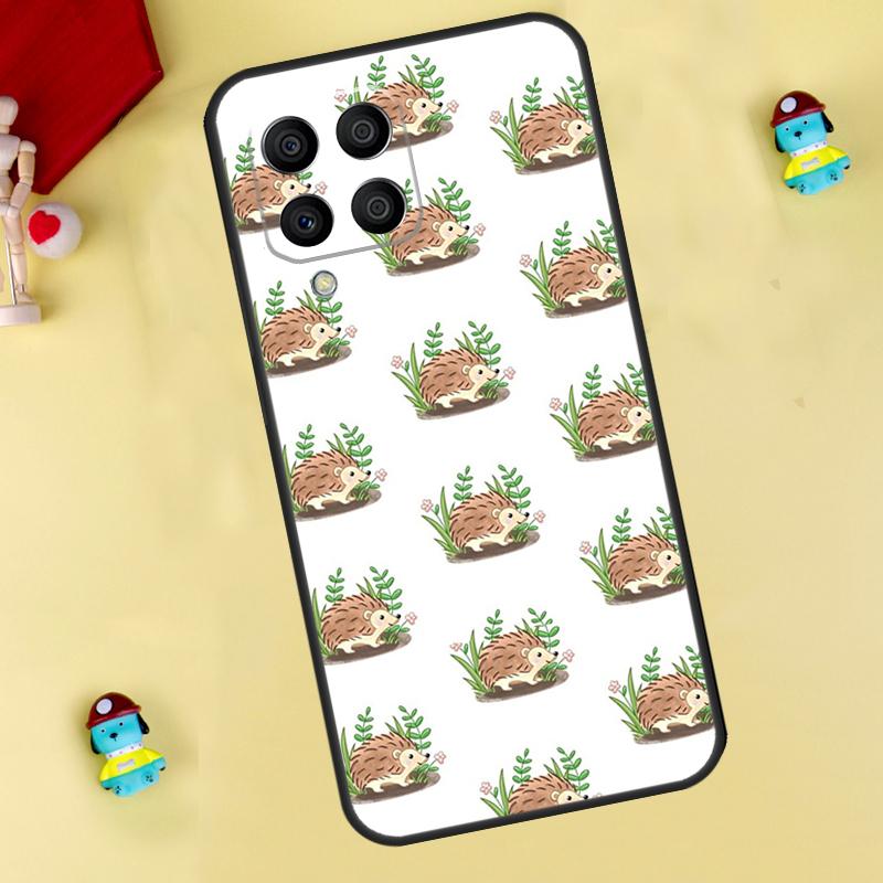 Милый чехол-ёжик для Samsung Galaxy M35 M55 M15 M11 M12 M13 M14 M06 M16 M36 M56 M31 M53 M32 M52 M34 M54