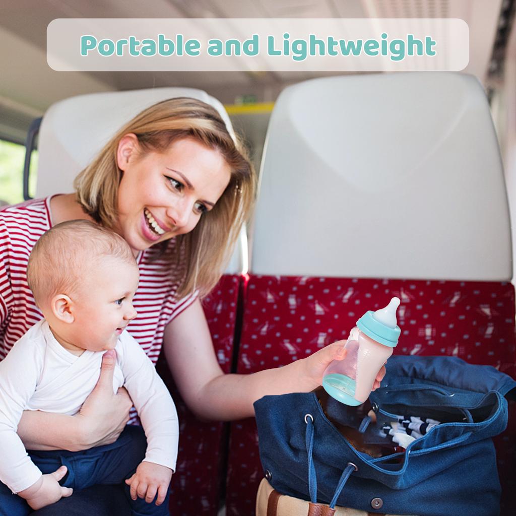 Детские бутылочки с силиконовой соской и крышкой для хранения. Бутылочки для грудного вскармливания для детского питания, полипропиленовое молоко