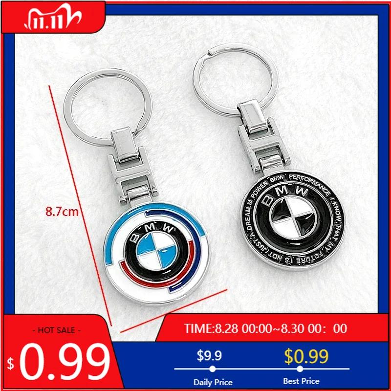 BAAS1 For BMW Auto Embleem Sleutelhanger H Gesp Dubbelzijdige Sleutelhanger Voor Bmw G30 G32 G01 G02 G05 G06 G07 G26 G23 G22 F40 F20