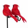 Foam Feather Artificial Parrots Imitation Bird Model Outdoors Garden Decoration