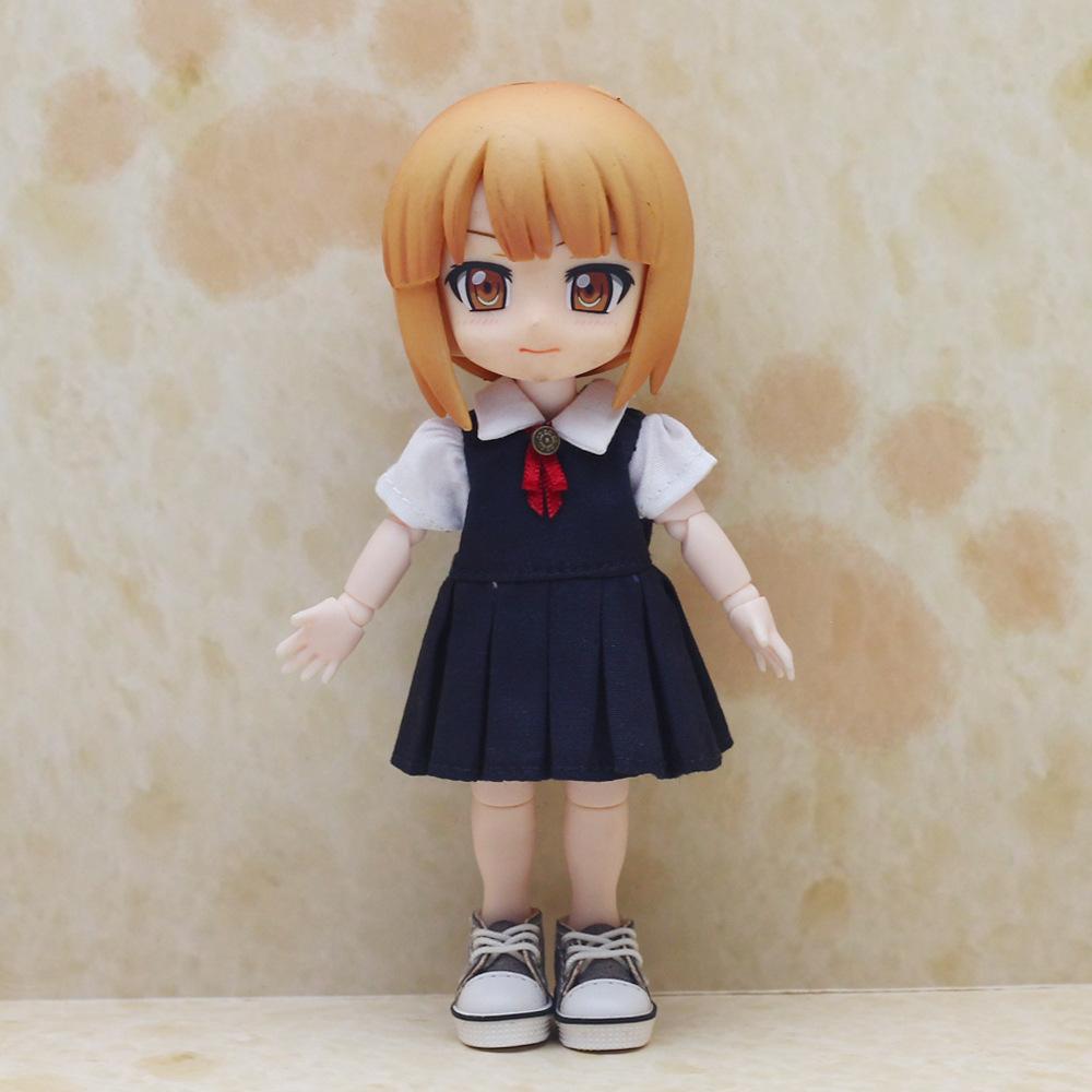 Для кук BJD 1/12 Набор одежды - Школьная юбка в британском стиле для кук-малышей, аксессуары для переодевания (Нет куклы)
