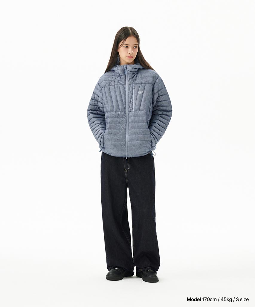 Mahagrid Light Hooded Down Puffer Blue(Mg2Fwmb903A)