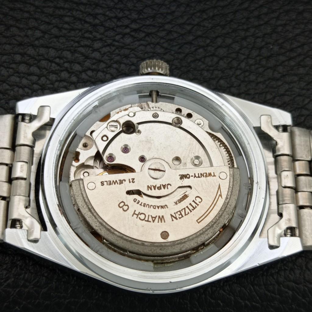ВИНТАЖНЫЕ АВТОМАТИЧЕСКИЕ ЧАСЫ CITIZEN 8200 ВОССТАНОВЛЕННЫЕ ЯПОНИЯ МУЖСКИЕ С КРАСНЫМ ЦИФЕРБЛАТОМ a446828-1