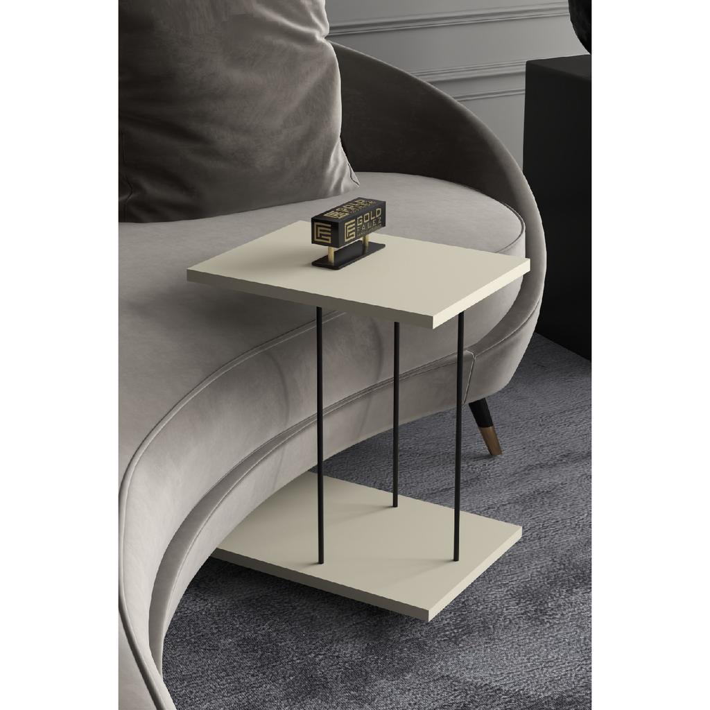 Приставной столик Сервировочный столик на колесиках, прямоугольный, из атлантической сосны