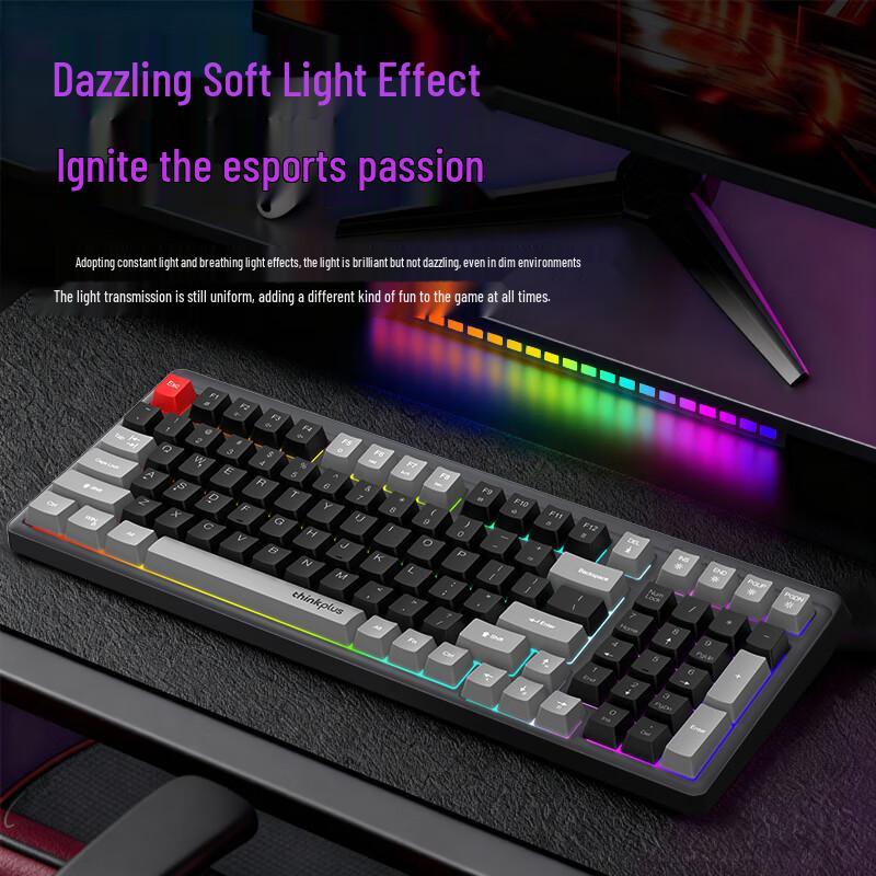 Проводная механическая клавиатура Lenovo ThinkPlus K5098 с тихим ходом клавиш