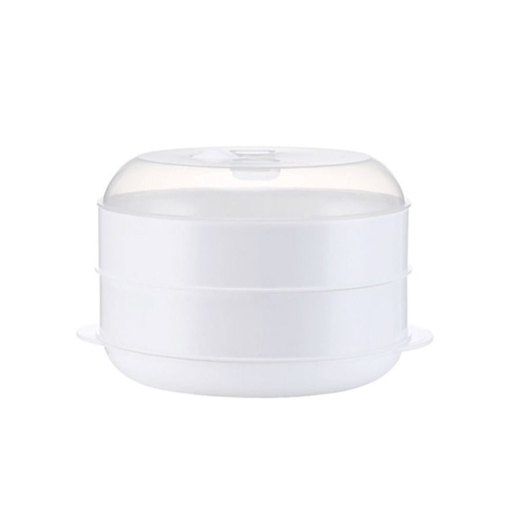 Круглая пароварка для риса и пельменей на пару, пластиковая пароварка, контейнер для приготовления пищи, специальная микроволновая печь
