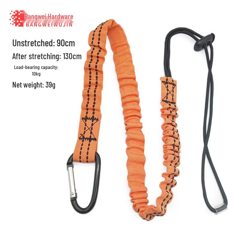 Выдвижной эластичный страховочный шнур для высотных работ на атомных электростанциях